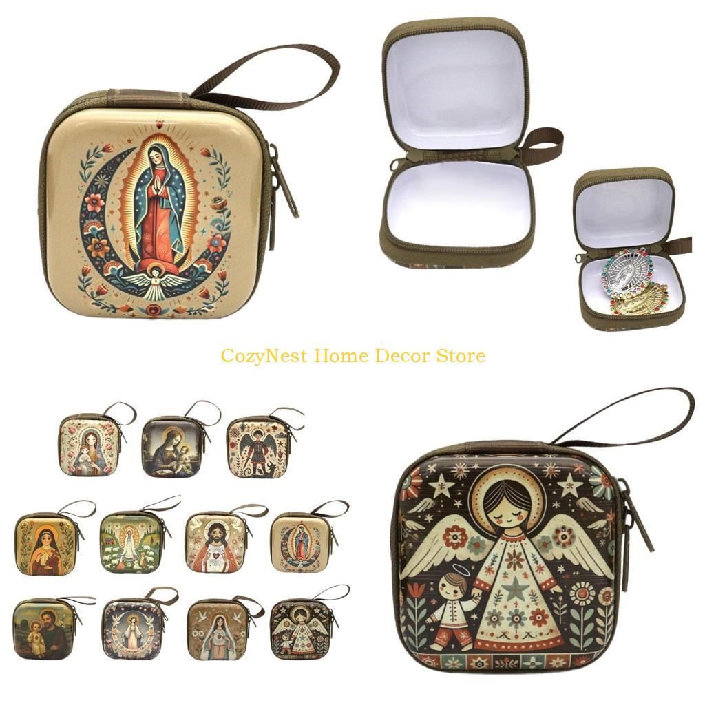 Women Accessories Gift Box - 92MF Bolsa moedas Rosário Saco oração