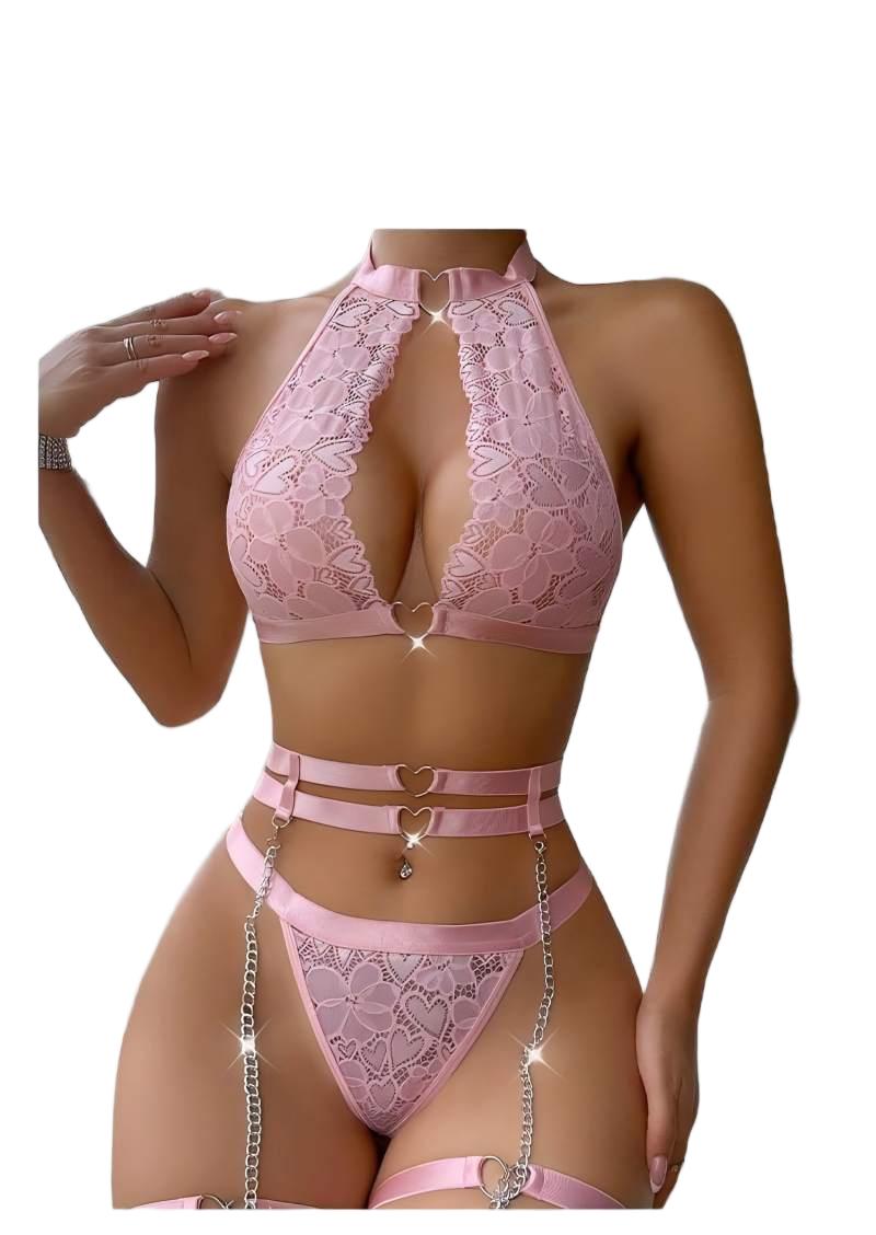 Woman Accessory - Conjunto de Lingerie Sexy com Sutiã