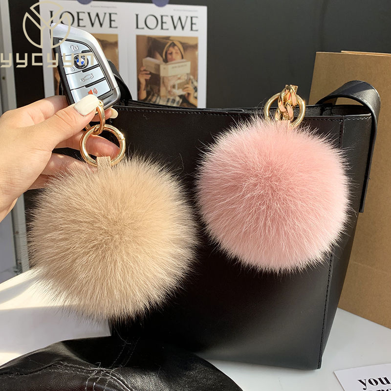 Women'S Emo Accessories - 2024 fofo real raposa pele bola