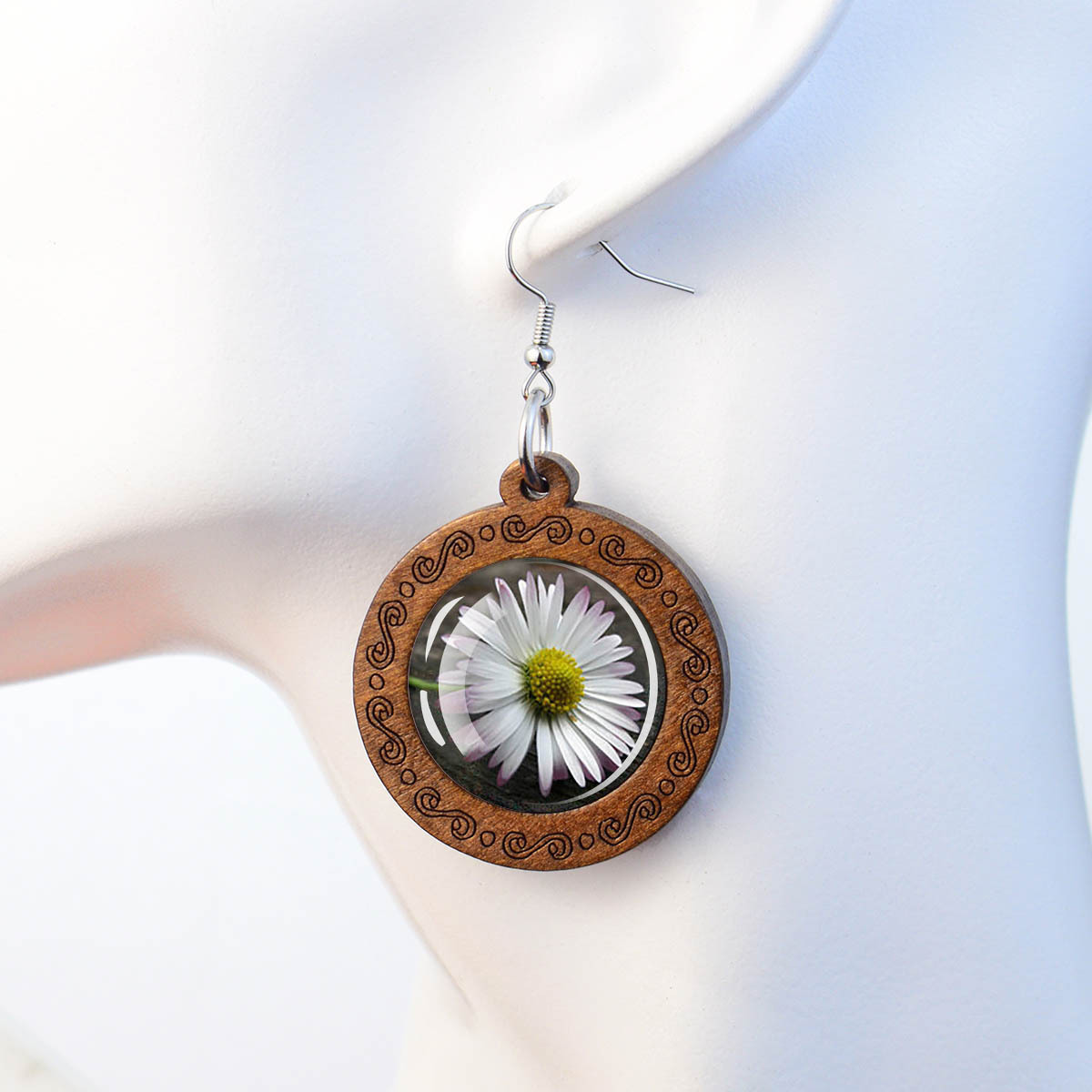 Women Accessories Bouquet - 1 par de brincos requintados com