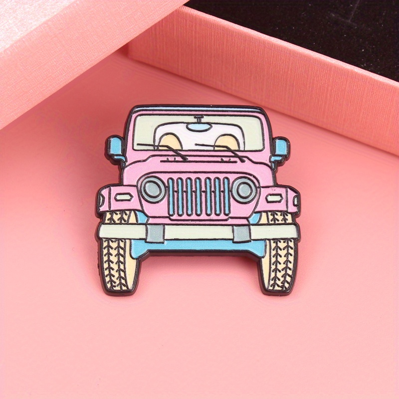Women'S Jeep Accessories - Adorável pino esmaltado de desenho animado
