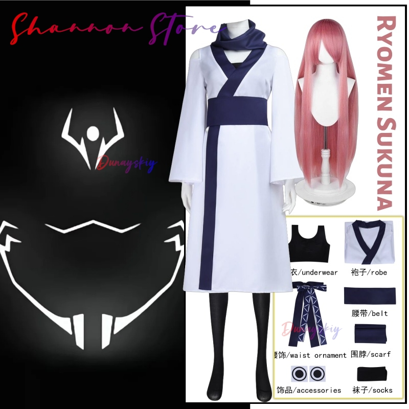 Women'S Clothing And Accessories - Ryomen Sukuna Cosplay ssississi 상s Roupas