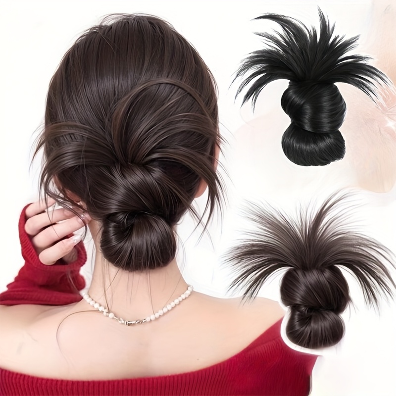 Women Accessories Pack - Baixo coque sintético rabo de cavalo