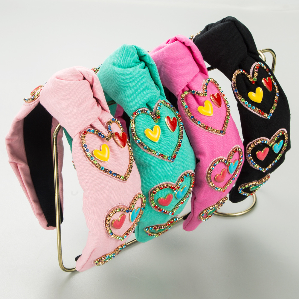 Women'S Accessories Rainbow Shops - Tiara Romântica com Pingente de Coração