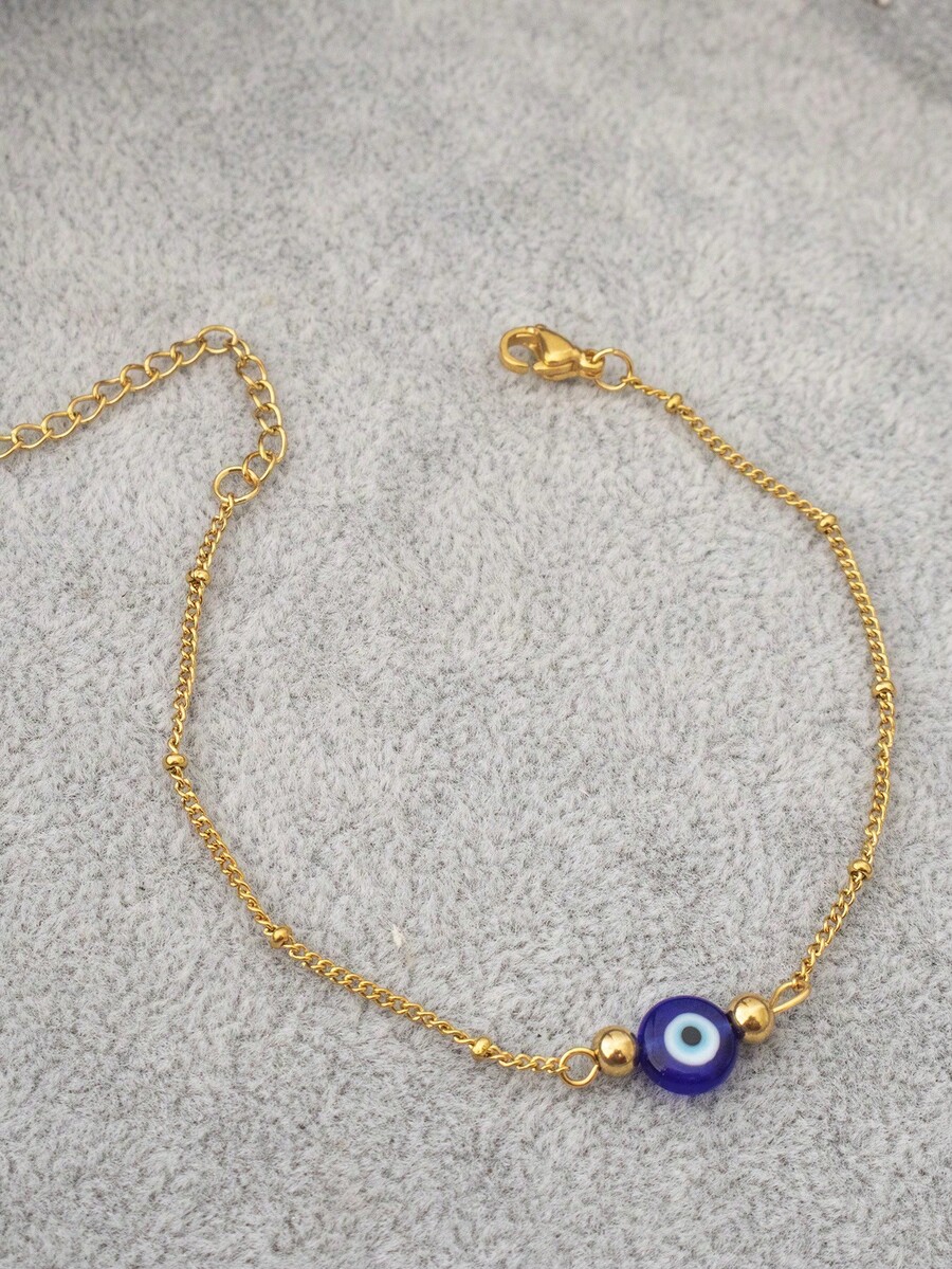 Evil Eye Bracelet - 1 unidade de pulseira delicada feminina