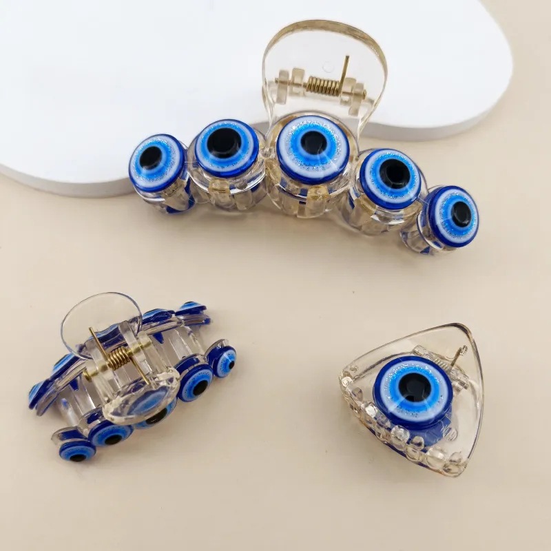Evil Eye Bracelet - 3 tamanhos vintage mau olhado grampos