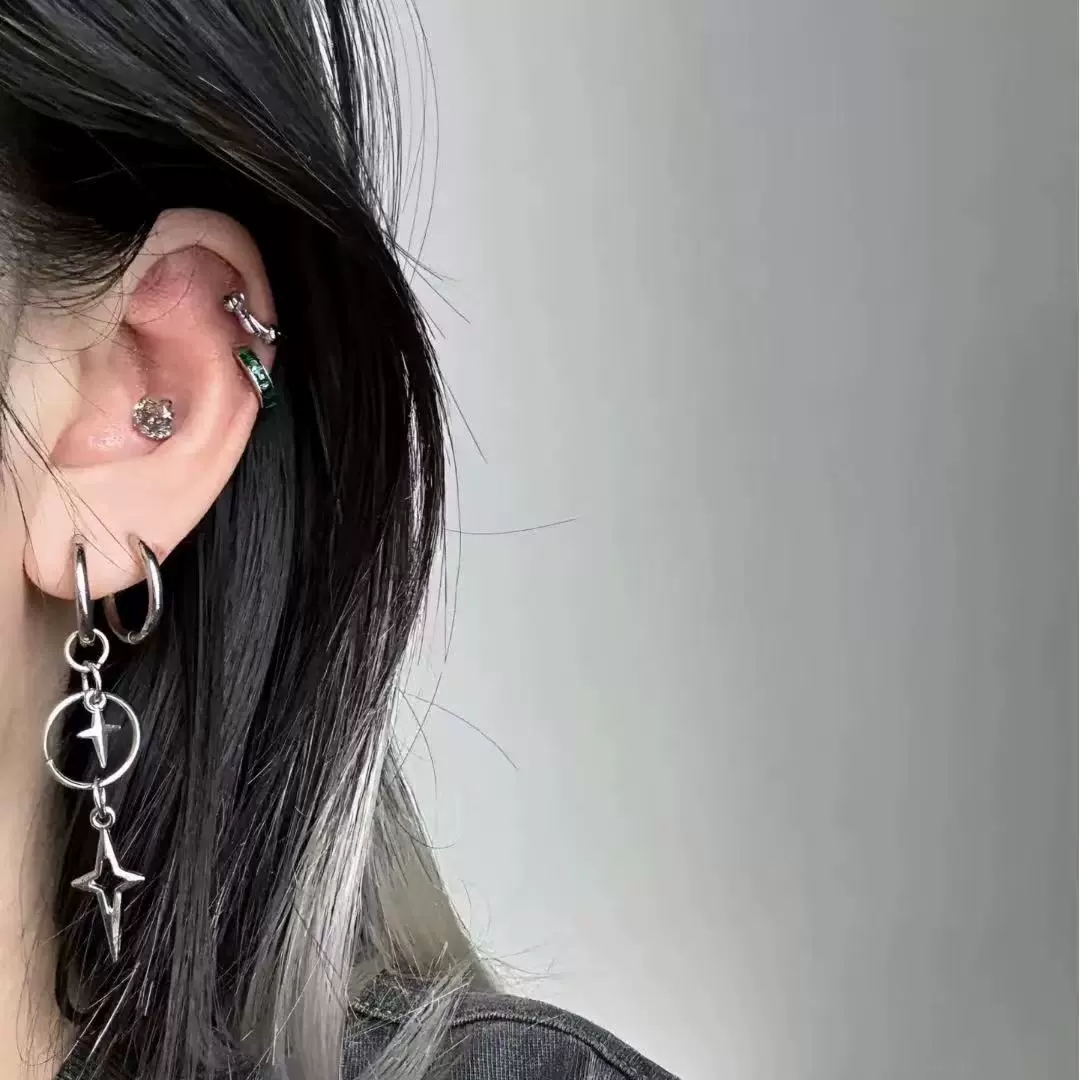 Personalizado punk cruz estrel - Women'S Emo Accessories avaliação e preço