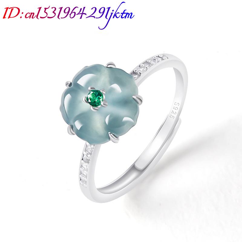 Anéis de Flor de Jadeíta Birma - Woman Accessory avaliação e preço