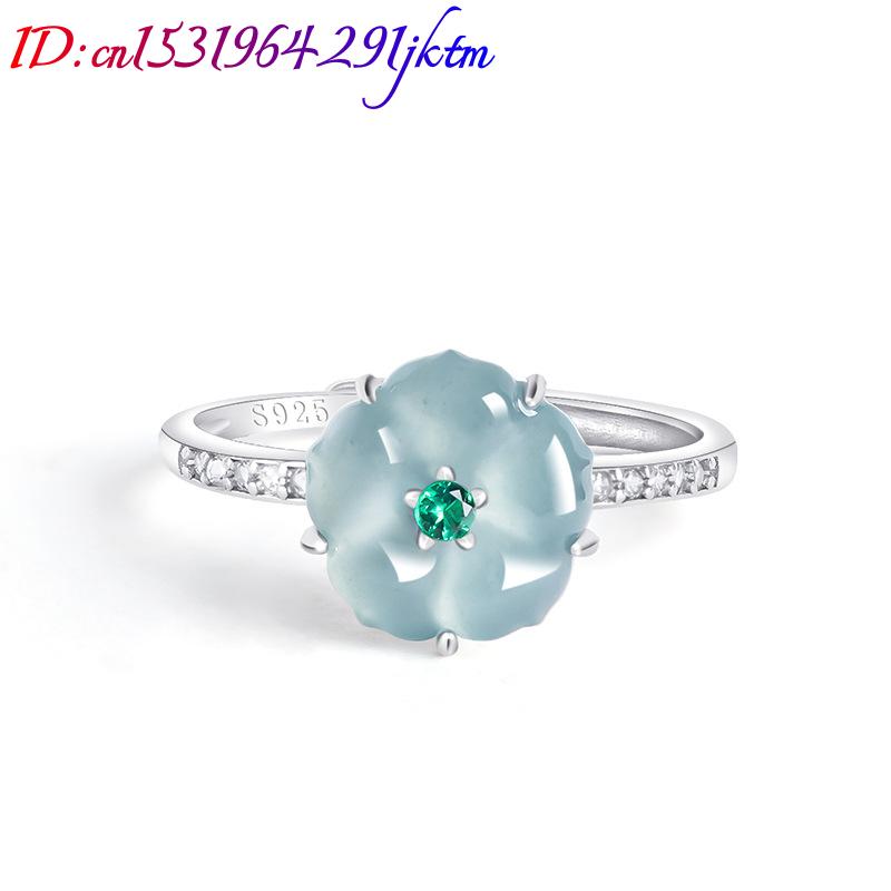 Anéis de Flor de Jadeíta Birma - Woman Accessory avaliação e preço