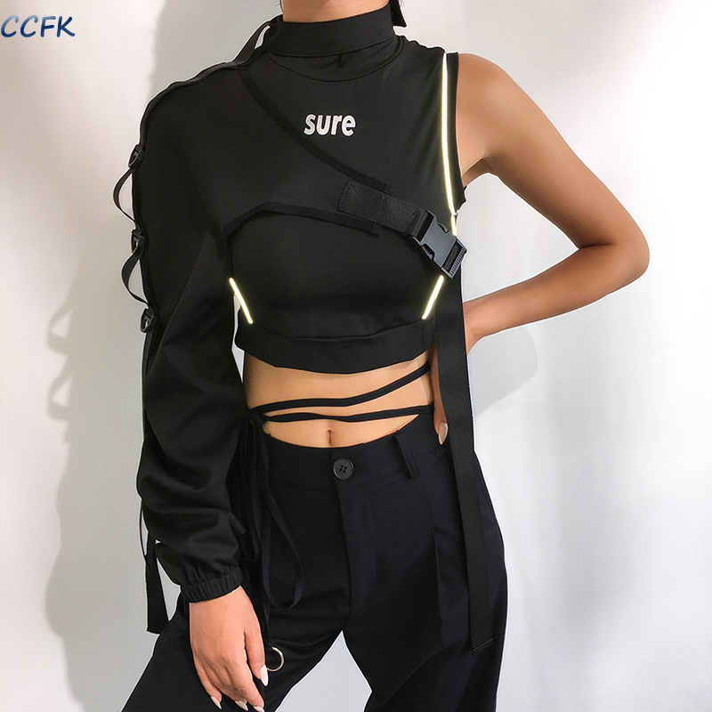 Top de Streetwear Estético Ref - Women'S Emo Accessories avaliação e preço