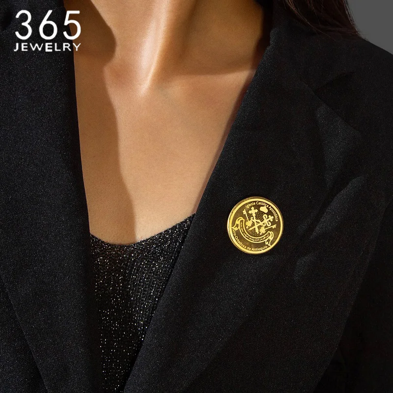 Broche Personalizado com Logot - Women Accessories Business Name avaliação e preço
