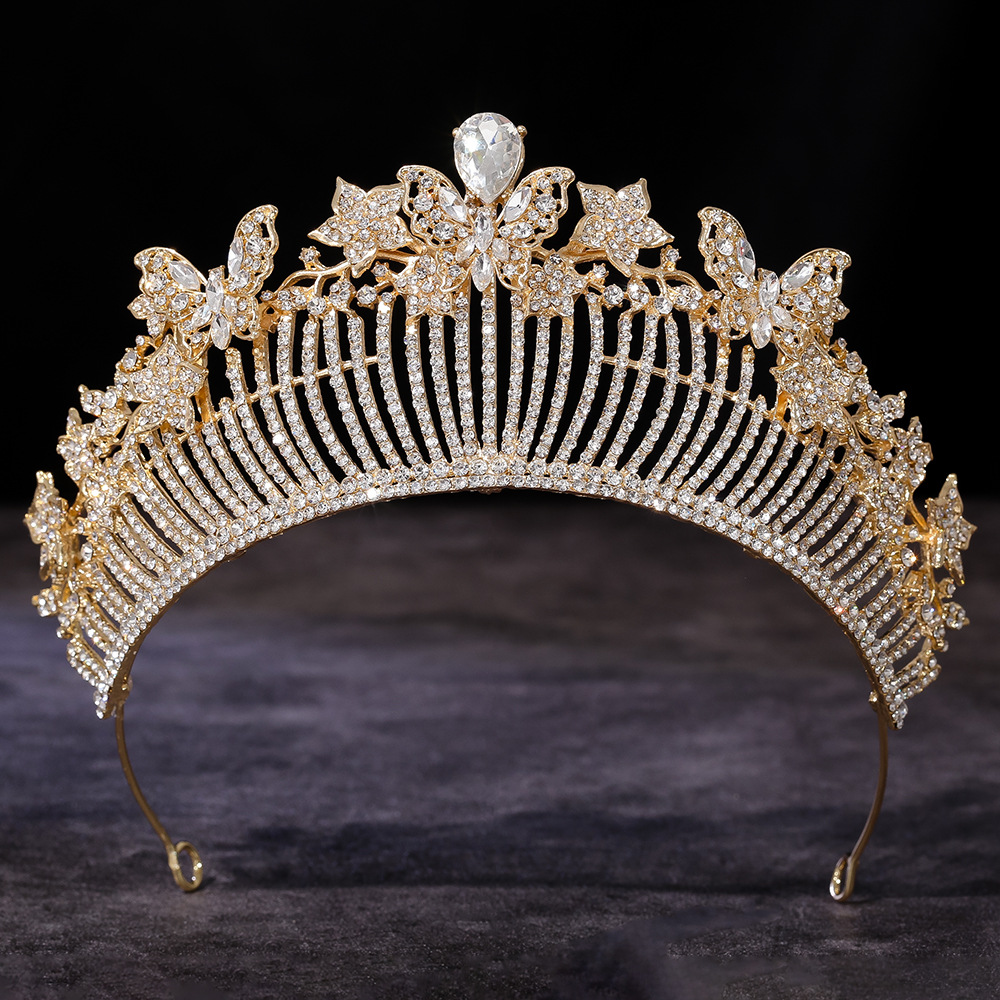 Tiara de liga metálica com cor - Women Accessories For Wedding avaliação e preço
