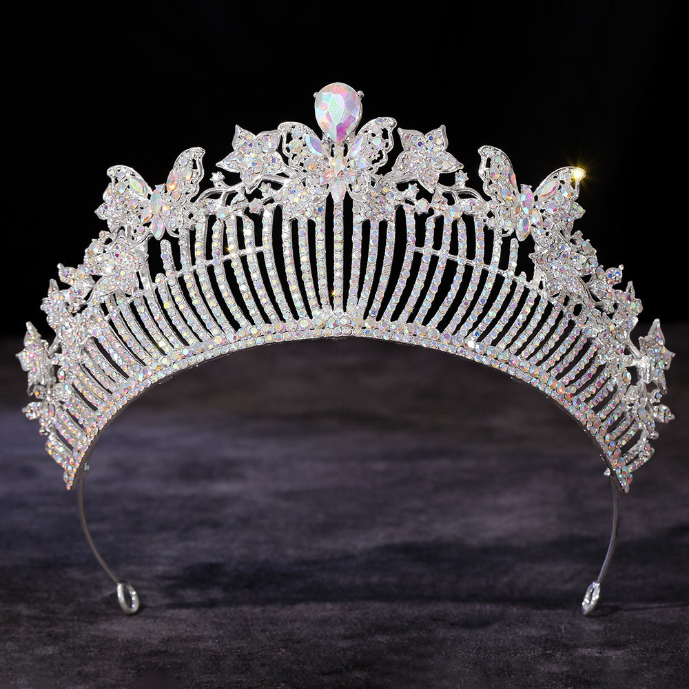 Tiara de liga metálica com cor - Women Accessories For Wedding avaliação e preço