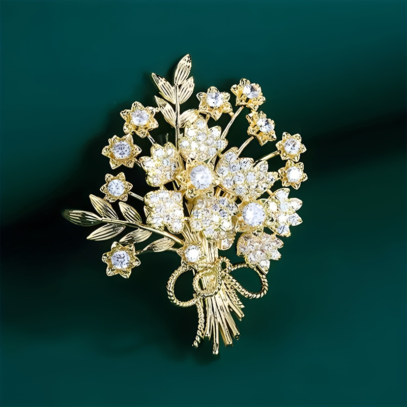Broches Elegantes Árvore da Vi - Women Accessories Bouquet avaliação e preço