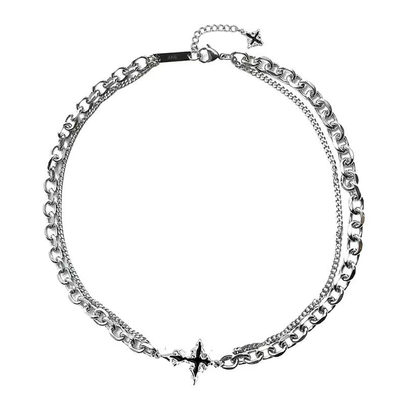 Punk preto cruz pingente corre - Women'S Emo Accessories avaliação e preço