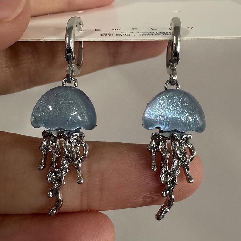 Bonito azul água-viva oceano p - Women'S Emo Accessories avaliação e preço