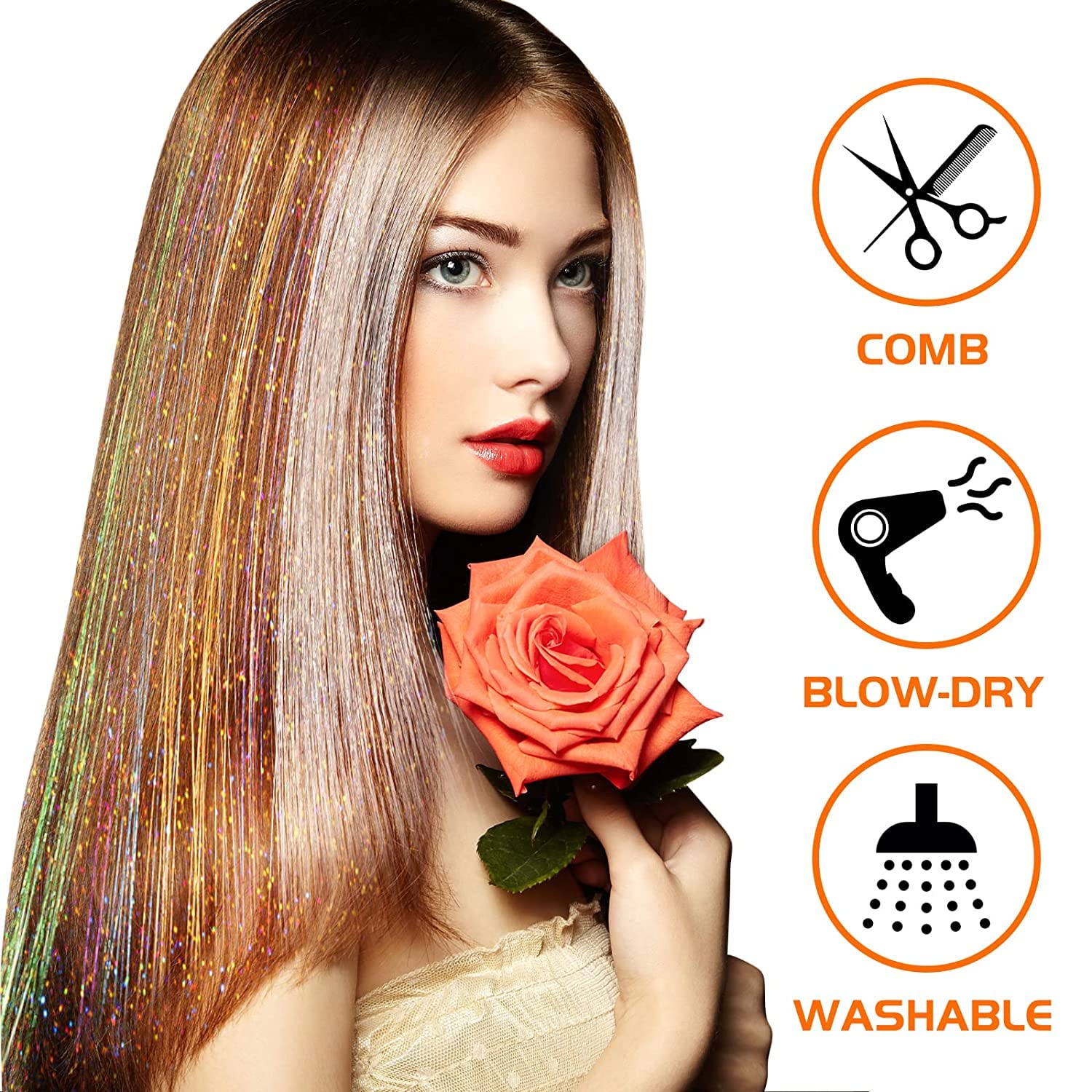 Kit de extensões de cabelo par - Women Accessories Pack avaliação e preço