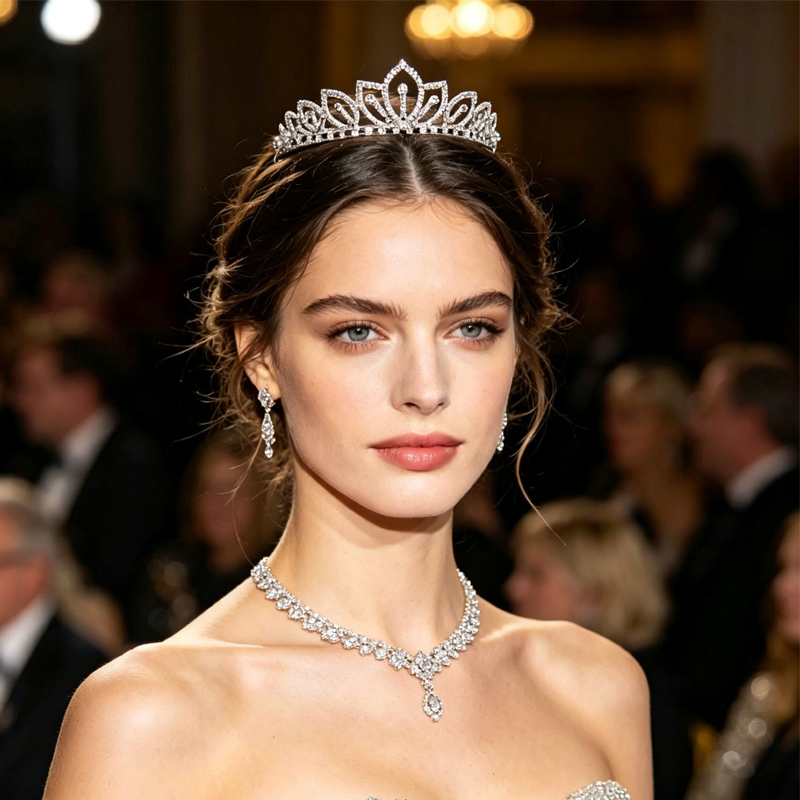 Tiara de Noiva com Coroa de St - Women Accessories For Wedding avaliação e preço
