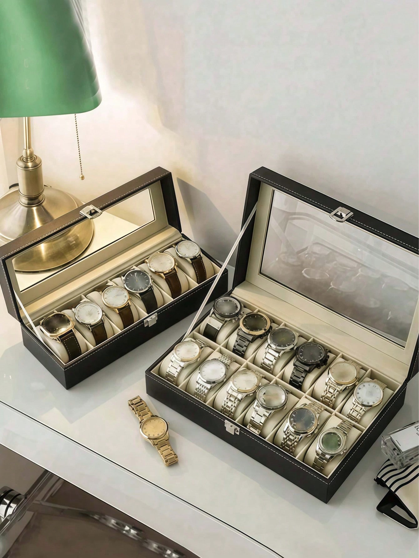 Caixa de Relógio de Couro com  - Women Accessories Gift Box avaliação e preço