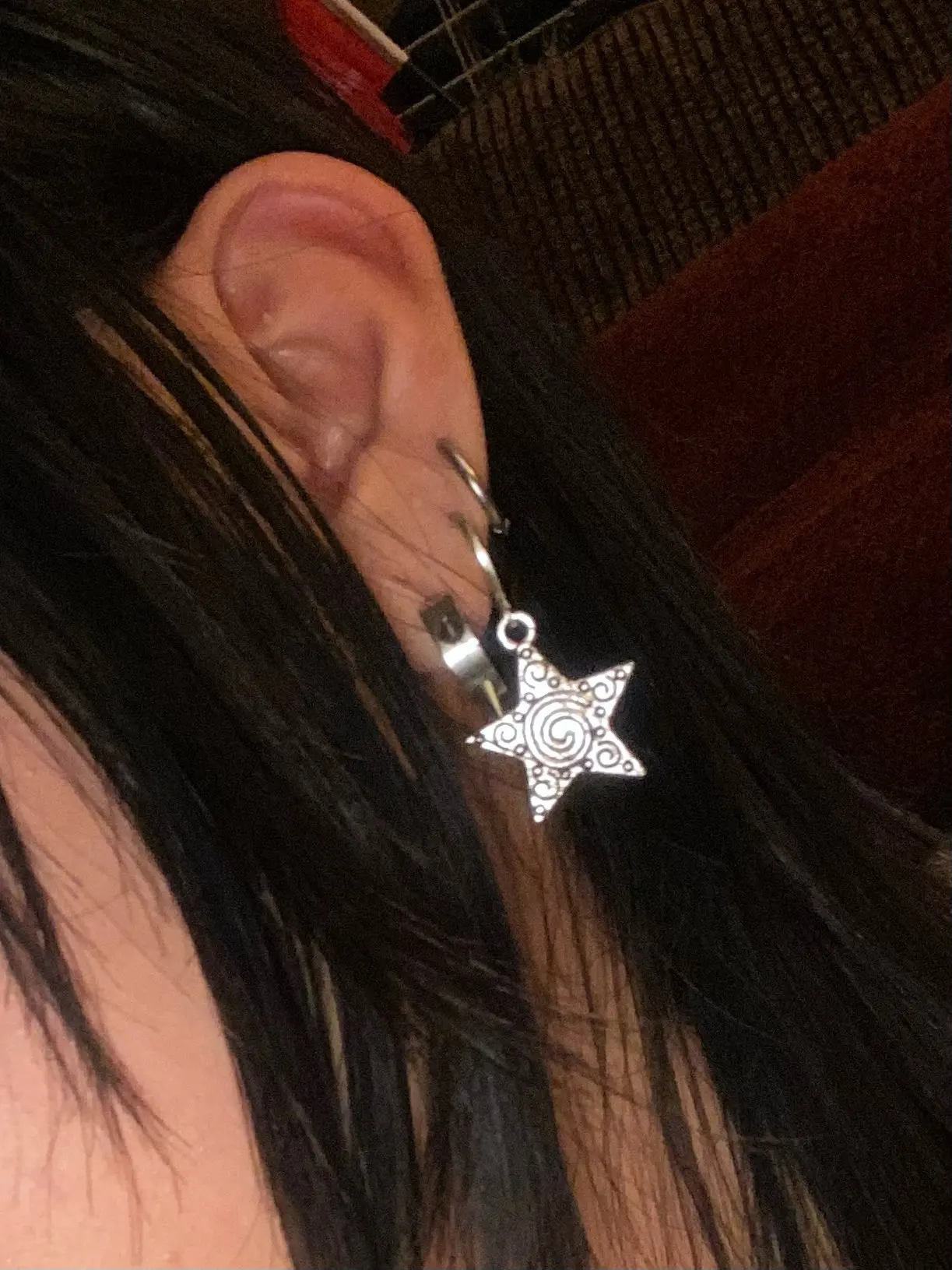 Vintage goth prata cor espiral - Women'S Emo Accessories avaliação e preço