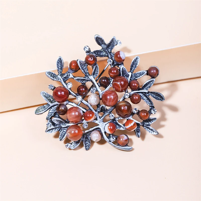 Broche de strass vermelho para - Women Accessories Bouquet avaliação e preço