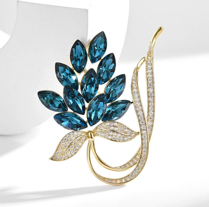 Broches de Moda com Strass par - Women Accessories Bouquet avaliação e preço