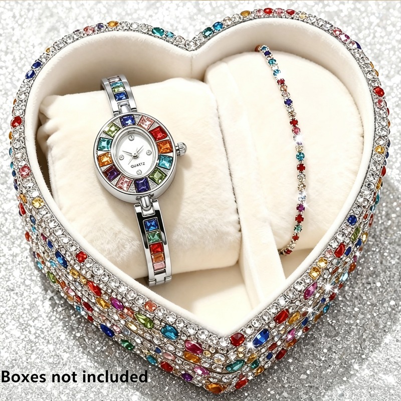 Conjunto de 2 peças de relógio - Women Accessories Gift Box avaliação e preço