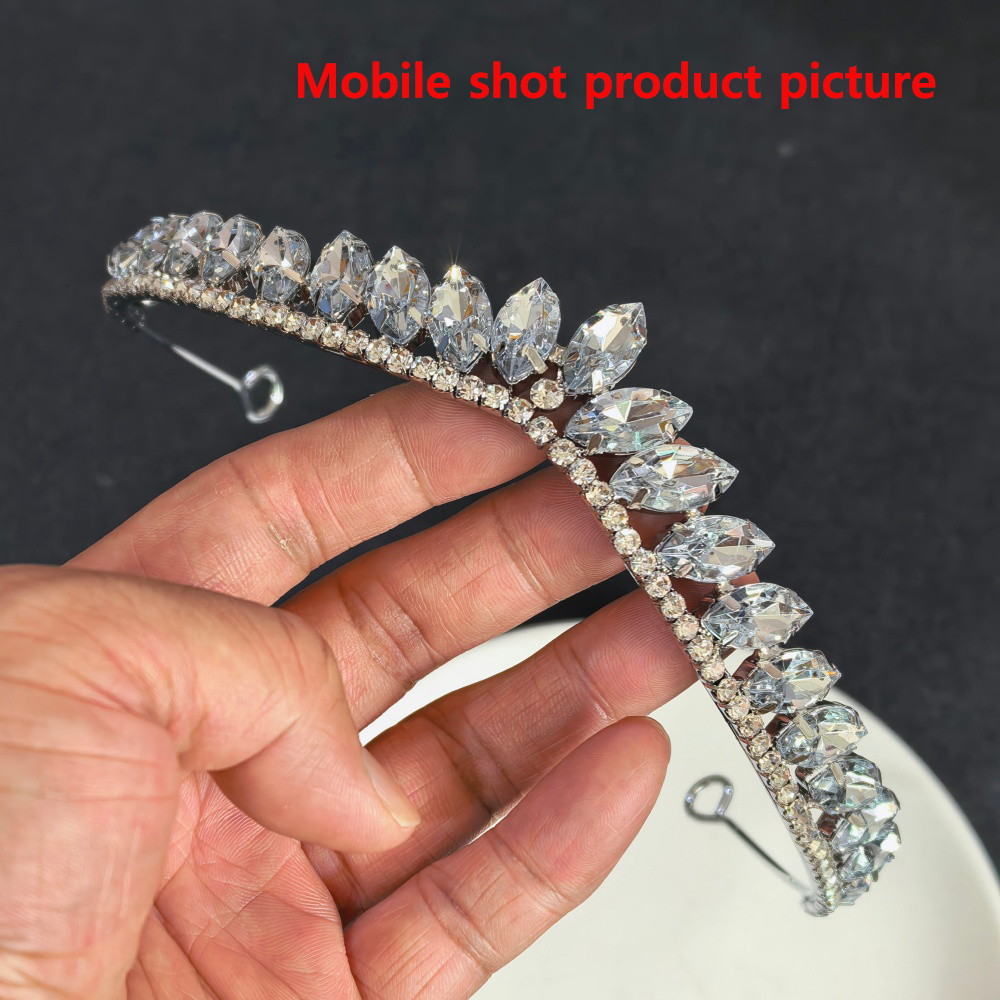 Tiara de cristal minimalista p - Women Accessories For Wedding avaliação e preço