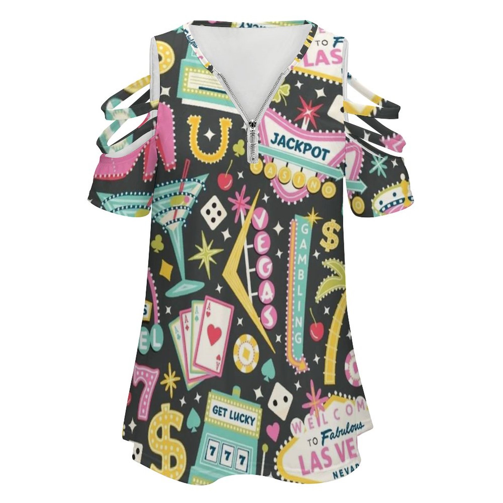 Viva las vegas camiseta femini - Women Accessories Vector avaliação e preço