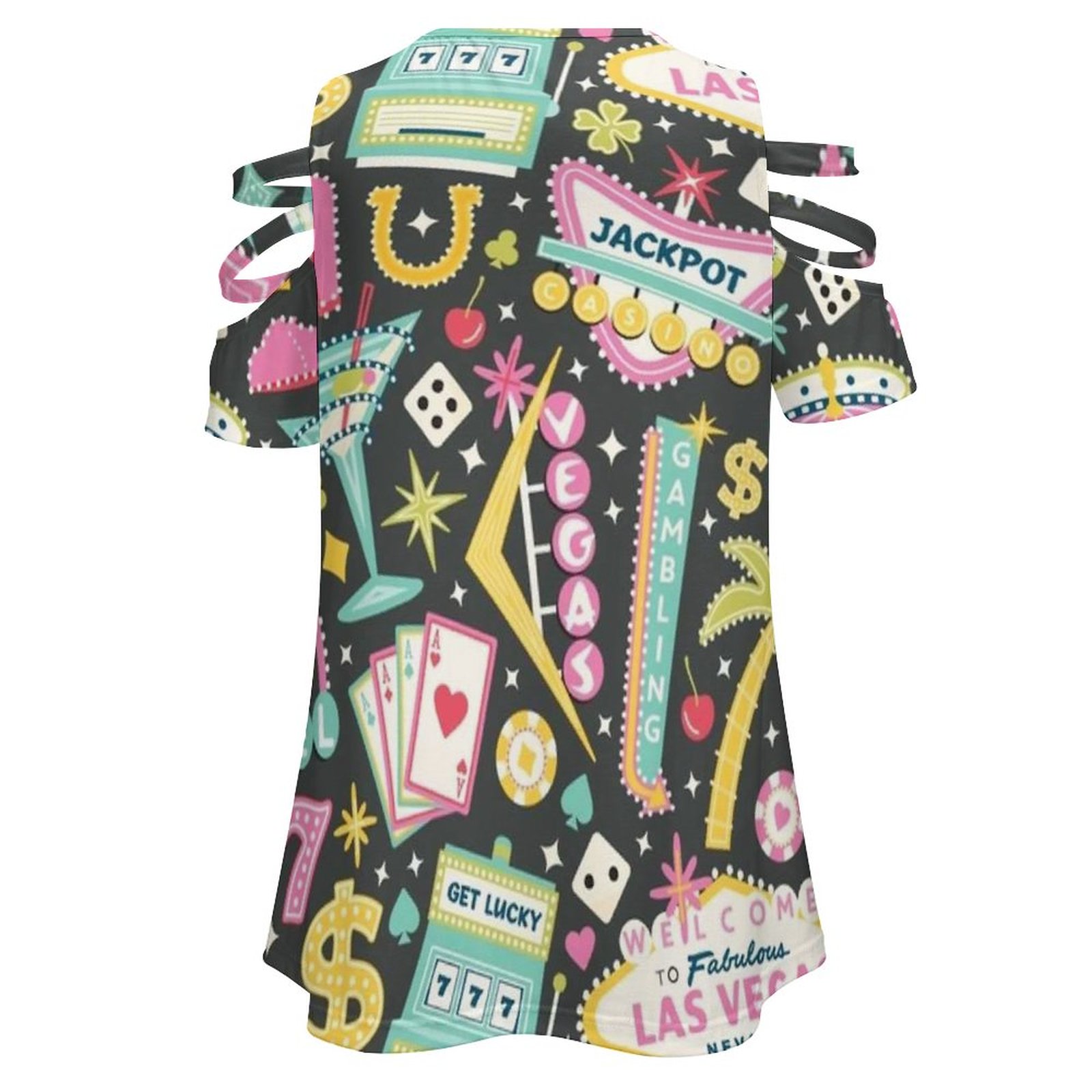 Viva las vegas camiseta femini - Women Accessories Vector avaliação e preço