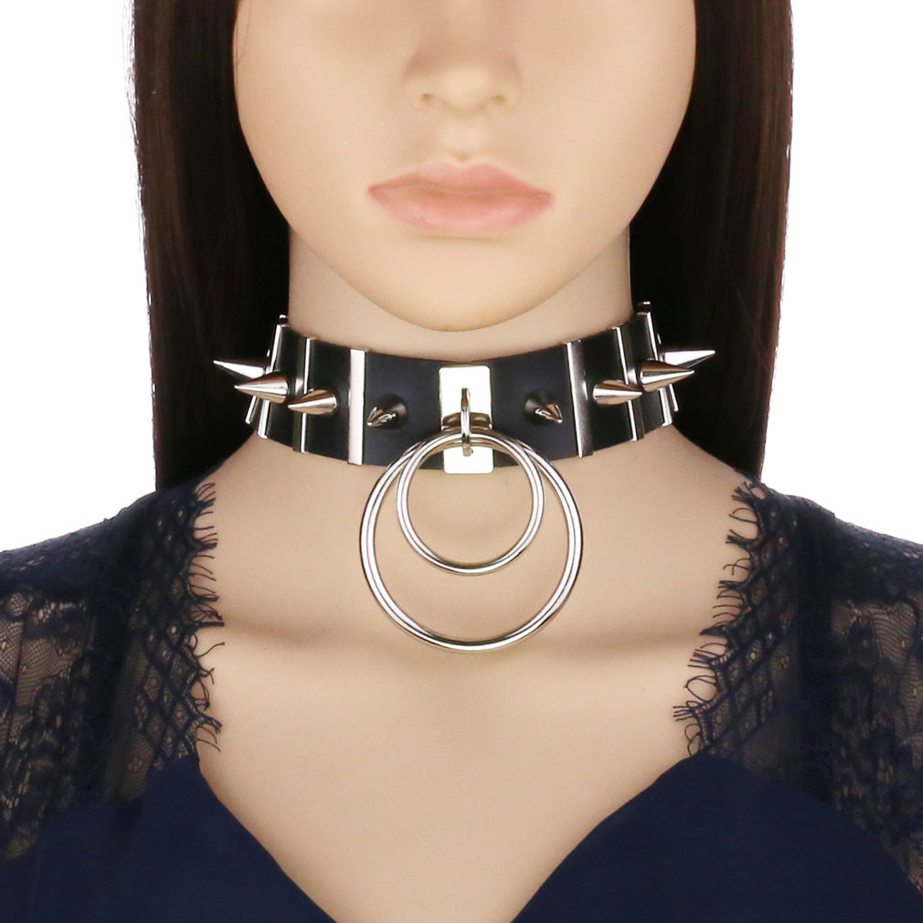 Gargantilha de espinhos grande - Women'S Emo Accessories avaliação e preço