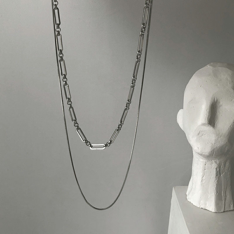 2023 moda aço inoxidável stee  - Women'S Emo Accessories avaliação e preço