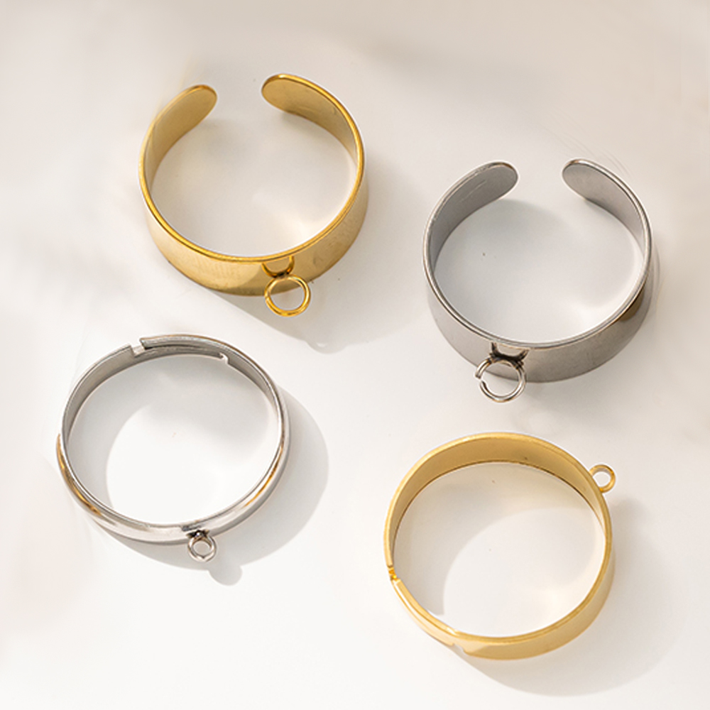 5 pçs/lote aço inoxidável cor  - Women Accessories Pack avaliação e preço