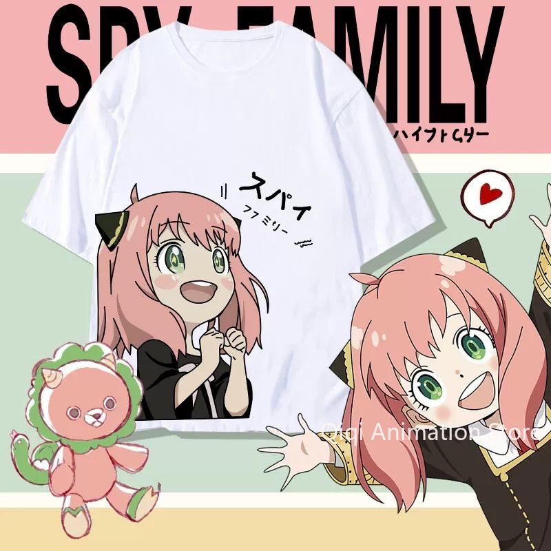 Camiseta de manga curta SPY×FA - Women'S Clothing And Accessories avaliação e preço