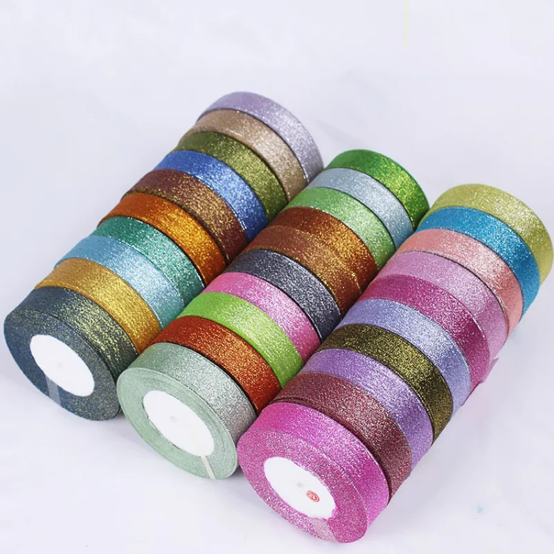 25 jardas 25mm glitter cebola  - Women Accessories Gift Box avaliação e preço