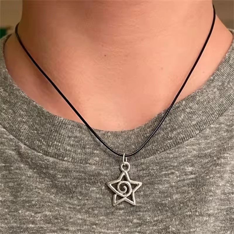 Gótico preto cruz estrela ping - Women'S Emo Accessories avaliação e preço